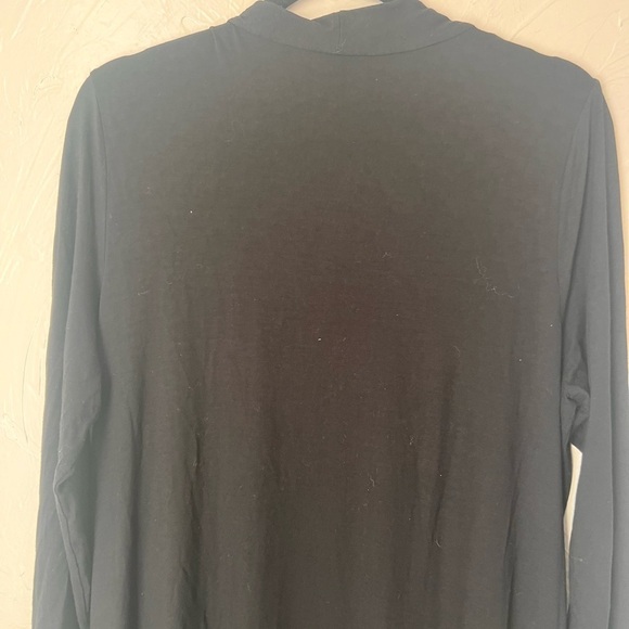 Eileen Fisher black duster cardigan size L - Picture 5 of 7